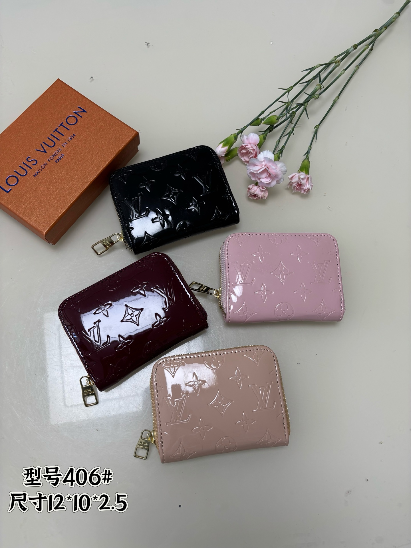 18$ LV 406 Wallet size 12x10x2 cm 5574 BY2911 gallery
