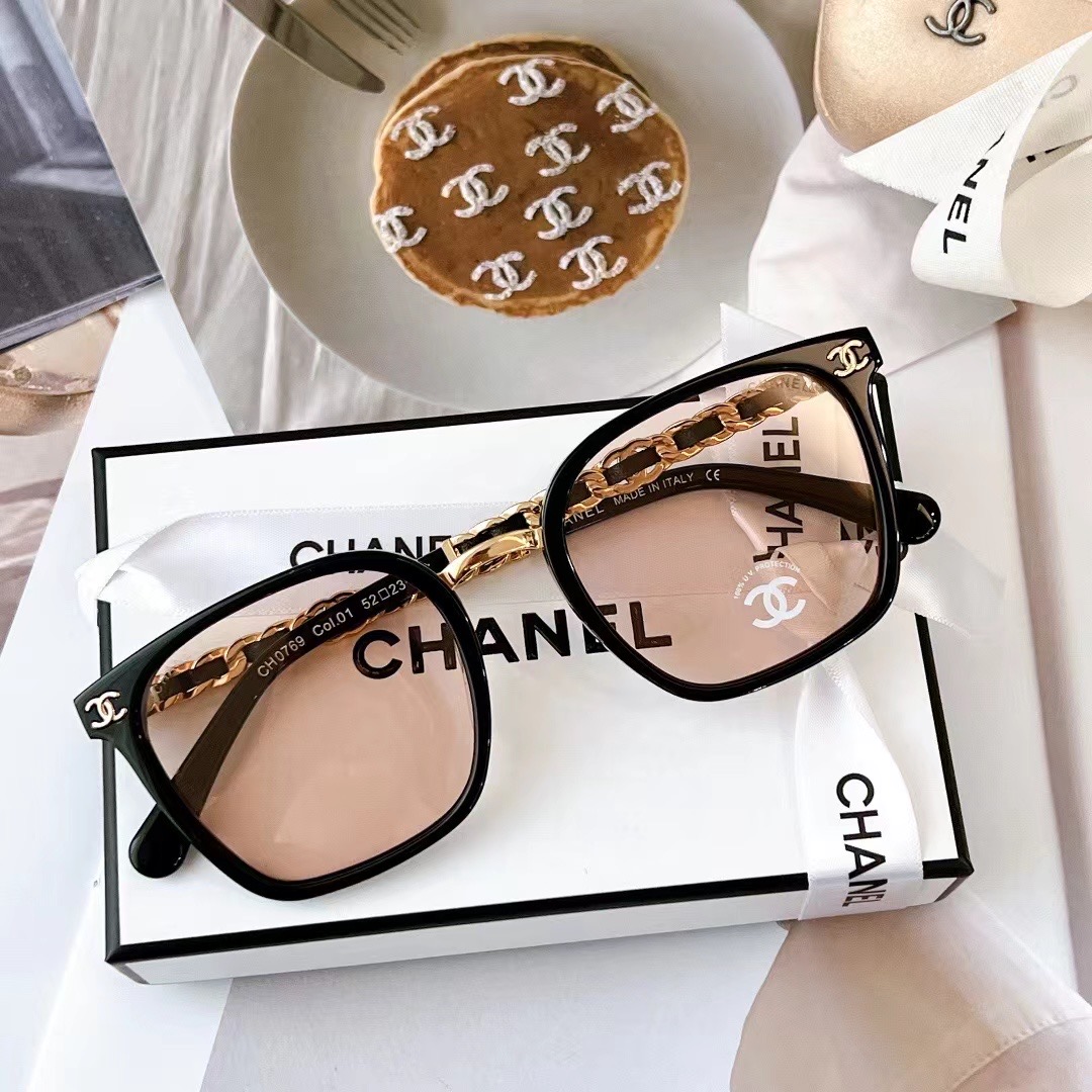 19$ CHANEL 0769 Sunglassess With Box 708594 FF1365 gallery