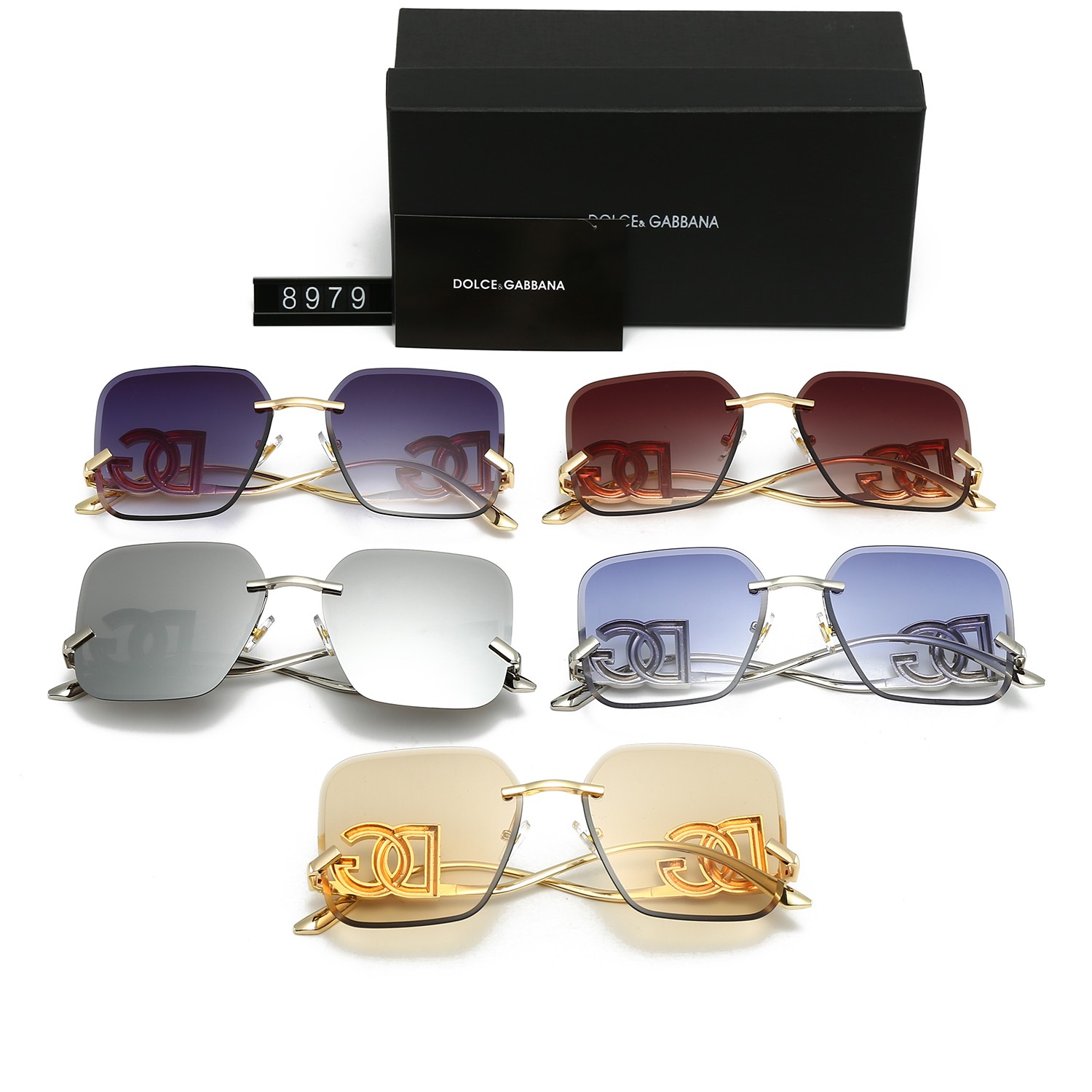 19$ DG 8979 Polarizer Sunglassess With Box 6544 FF1323 gallery