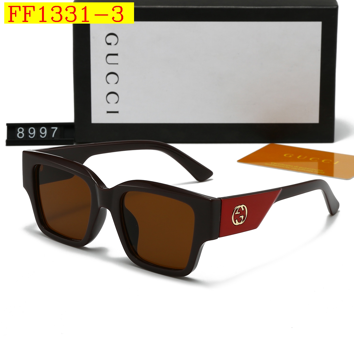 19$ GUCCI 8997 Polarizer Sunglassess With Box 2574 FF1331 gallery