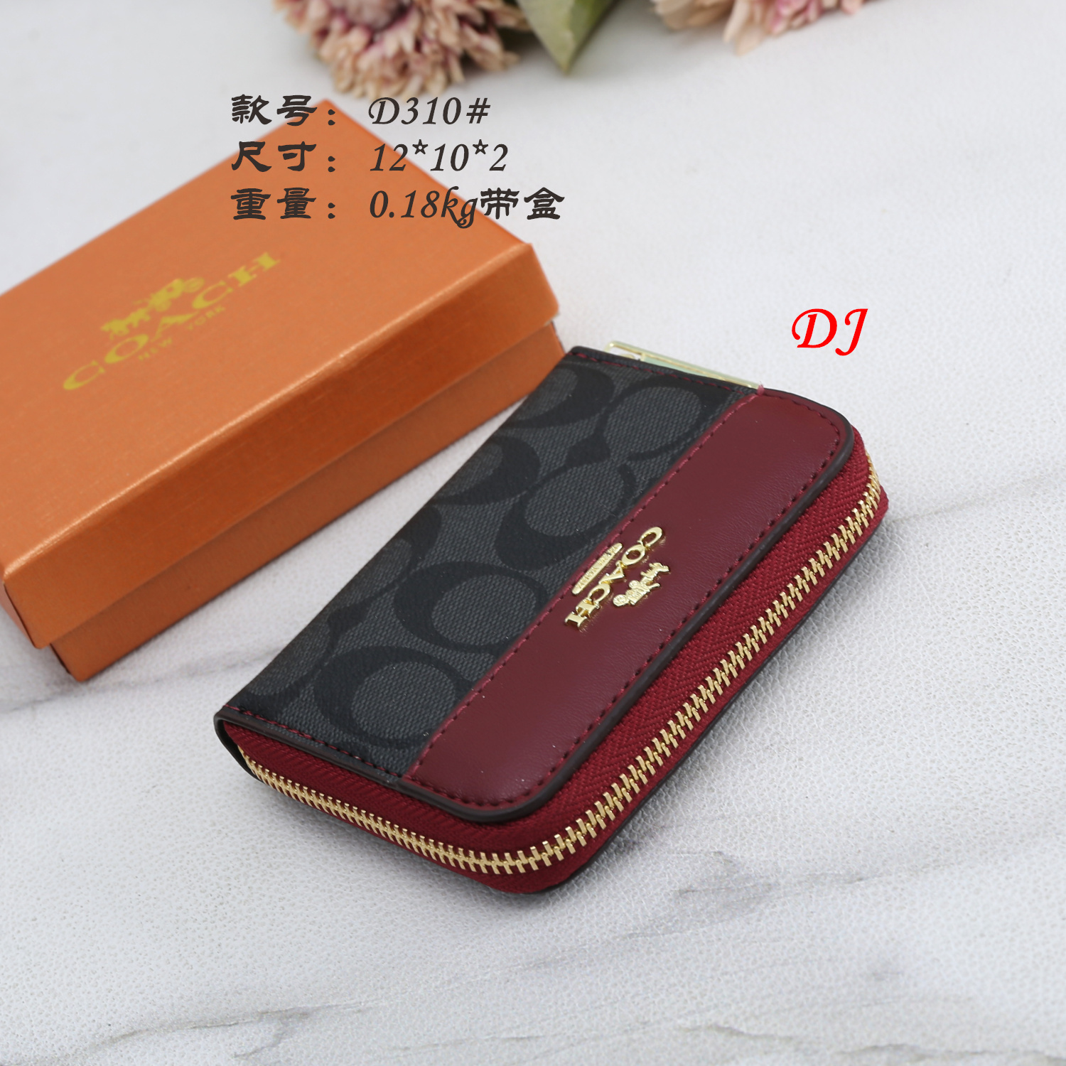 19$ dh COACH D310 Wallet size 12x10x2 cm 60243011394 BR1698 gallery