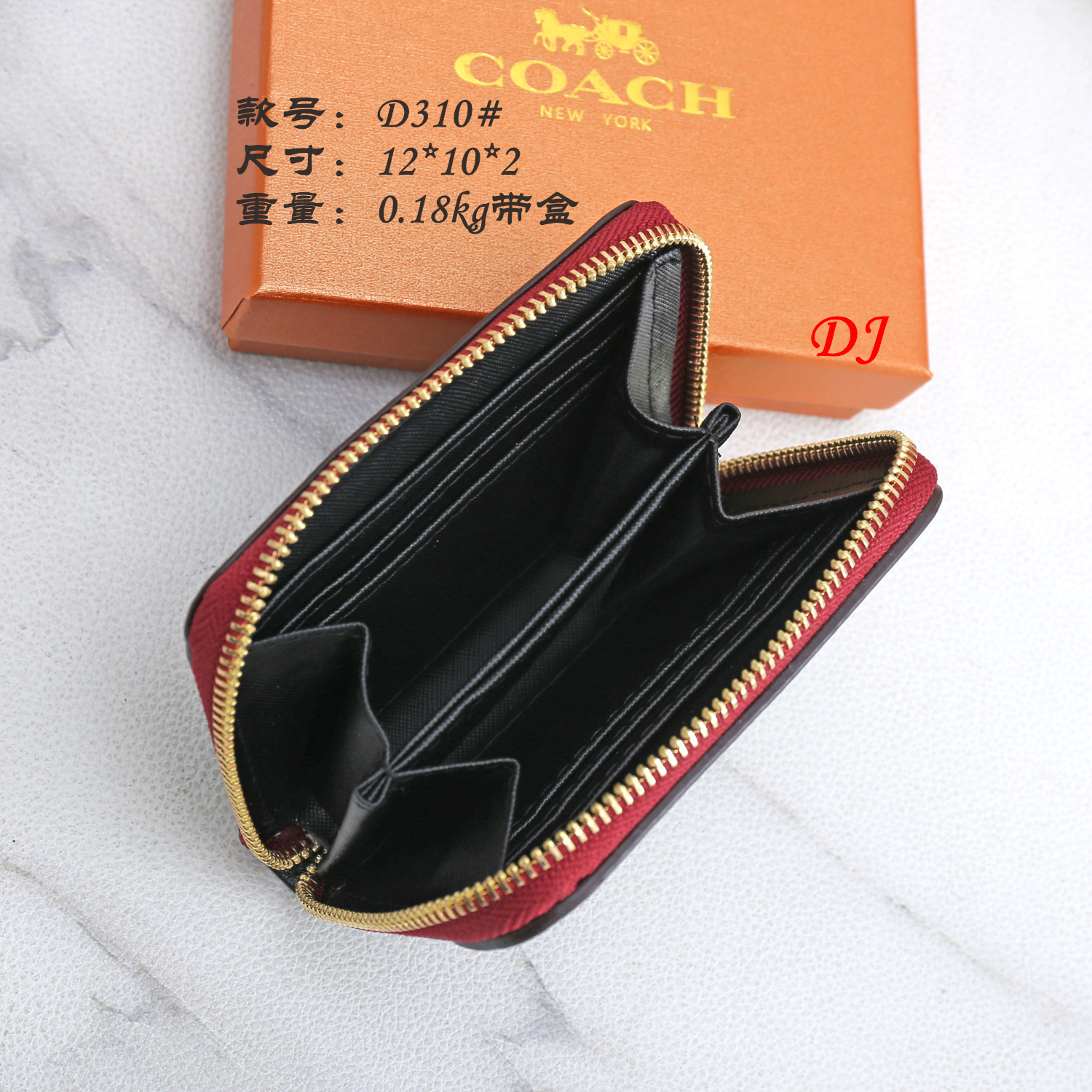 19$ dh COACH D310 Wallet size 12x10x2 cm 60243011394 BR1698 gallery