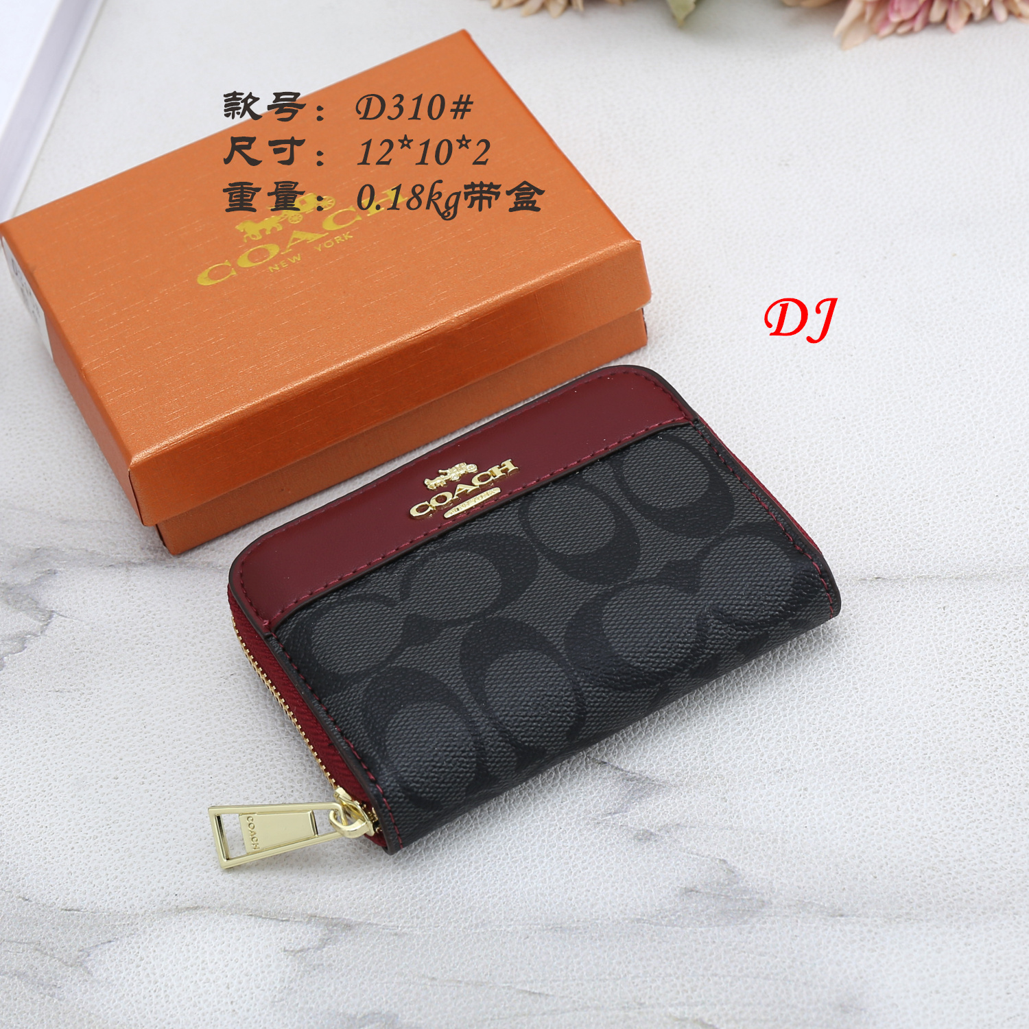 19$ dh COACH D310 Wallet size 12x10x2 cm 60243011394 BR1698 gallery