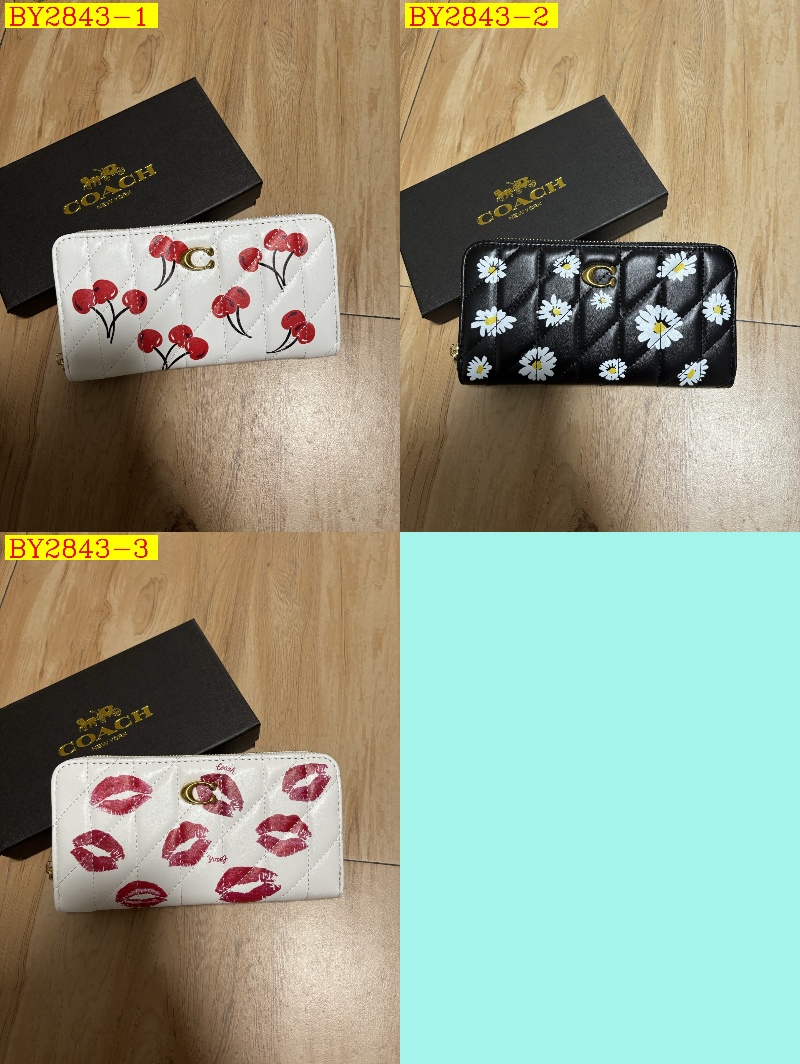20$ COACH 324 Wallet size 21x11x3 cm 6674 BY2843 gallery