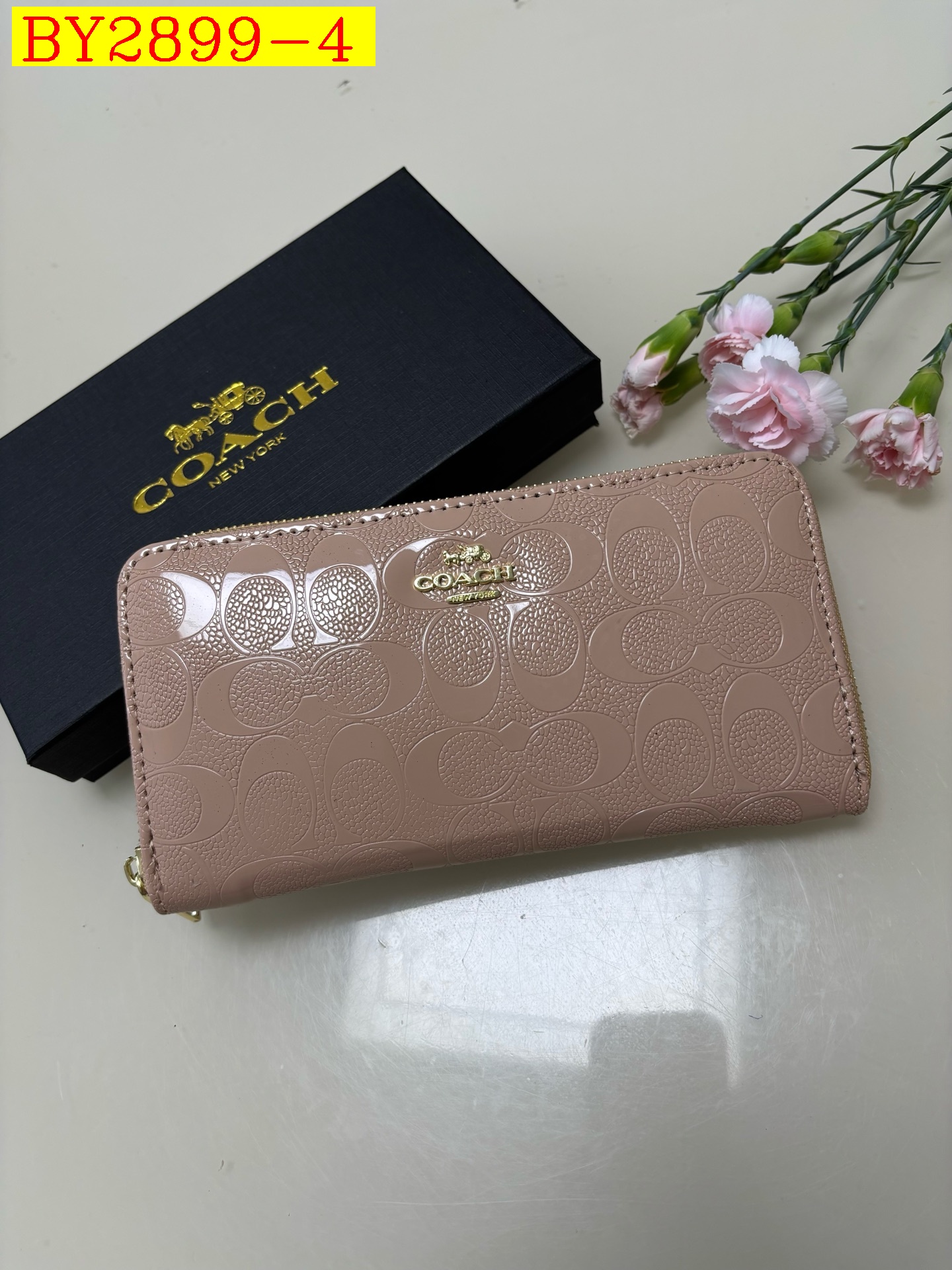 20$ COACH 403 Wallet size 21x11x3 cm 2604 BY2899 gallery