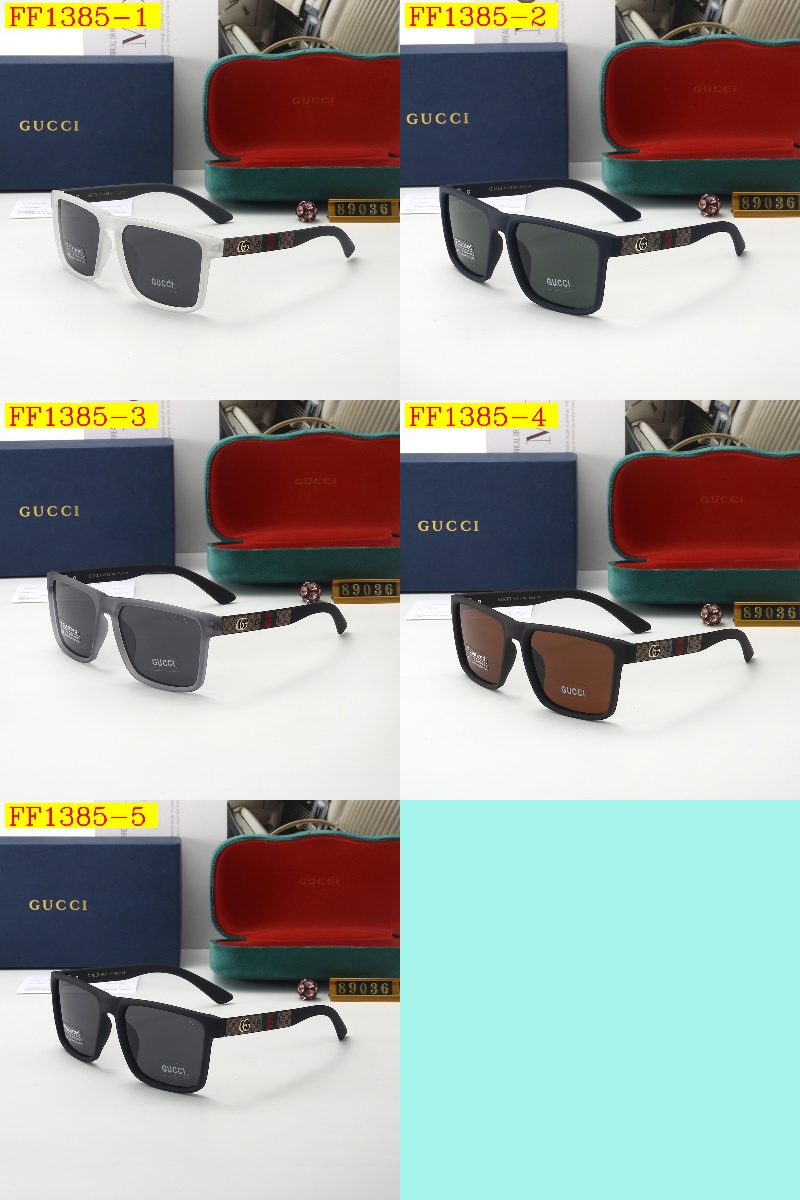 20$ GUCCI 89036 Polarizer Sunglassess With Box 0696 FF1385 gallery