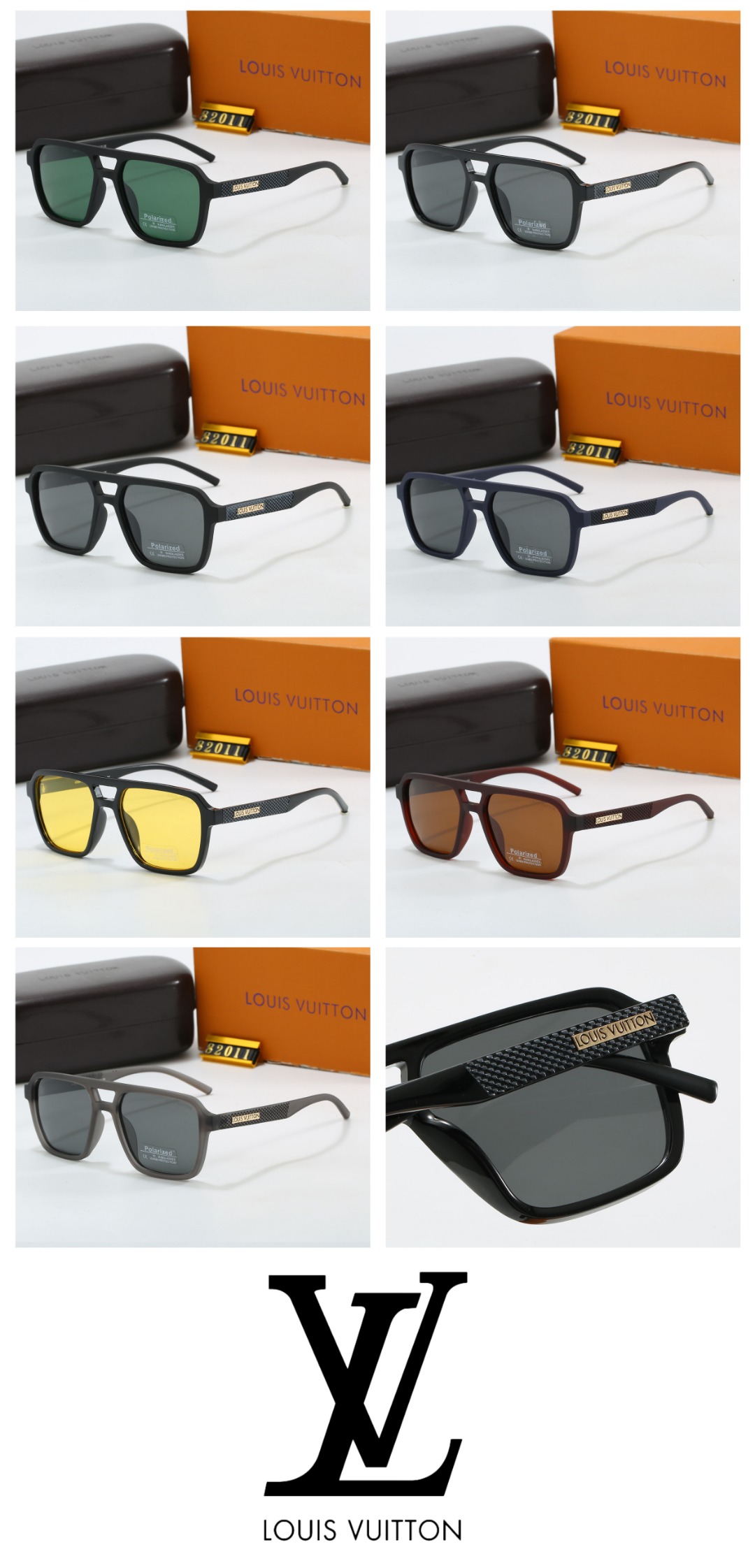 20$ LV 82011 Sunglassess With Box 1626 FF1387 gallery