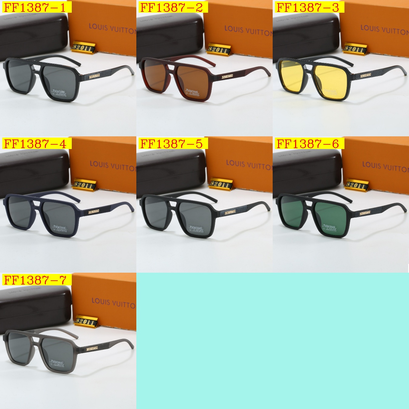 20$ LV 82011 Sunglassess With Box 1626 FF1387 gallery