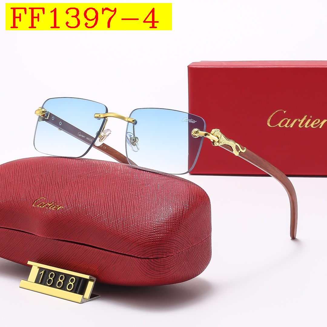 20$ cartier Sunglassess With Box 2616 FF1397 gallery