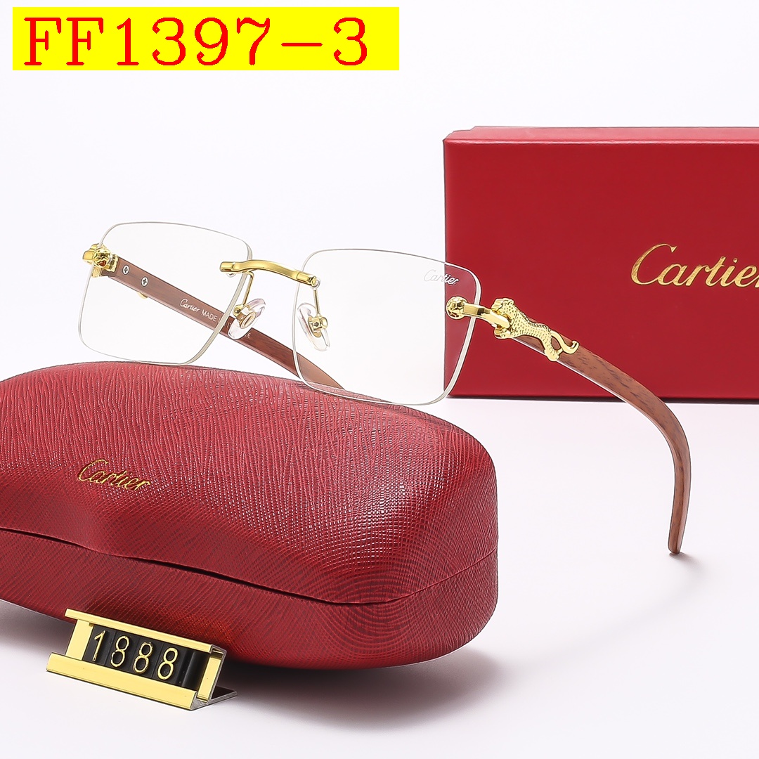 20$ cartier Sunglassess With Box 2616 FF1397 gallery
