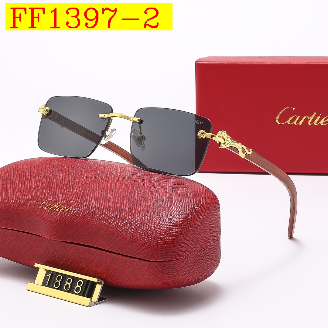 20$ cartier Sunglassess With Box 2616 FF1397 gallery
