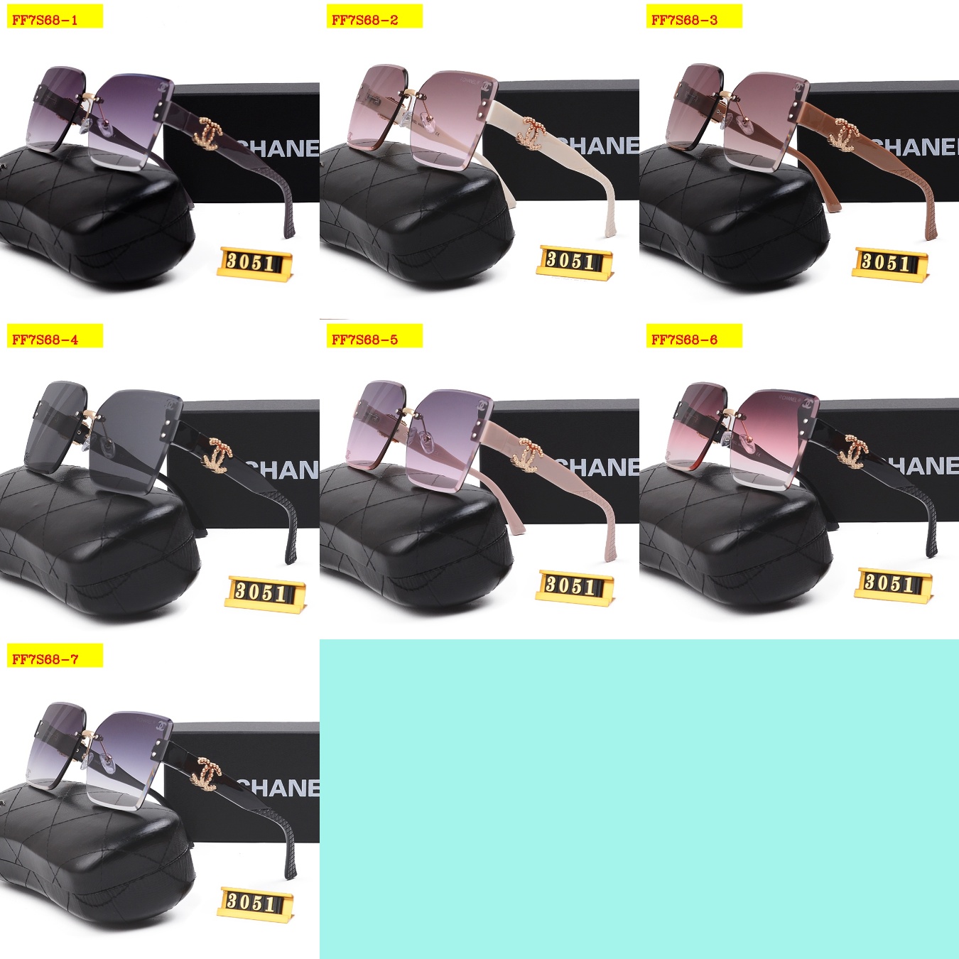 20$ new_dh CHANEL 3051 90845011299 FF7S68 gallery