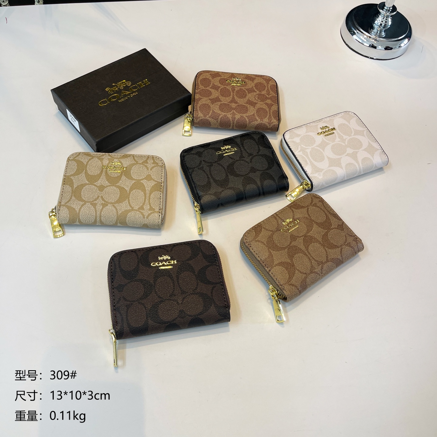 21$ dh COACH 309 purse size 13X10X3 cm 90852612415 BY2399 gallery