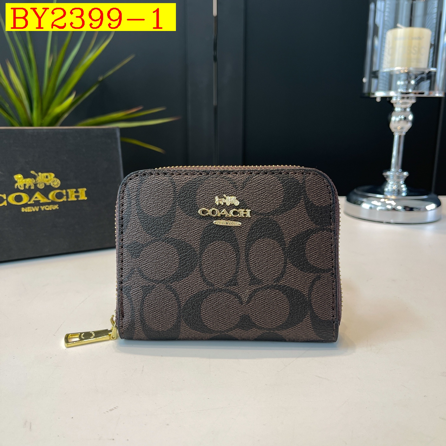 21$ dh COACH 309 purse size 13X10X3 cm 90852612415 BY2399 gallery