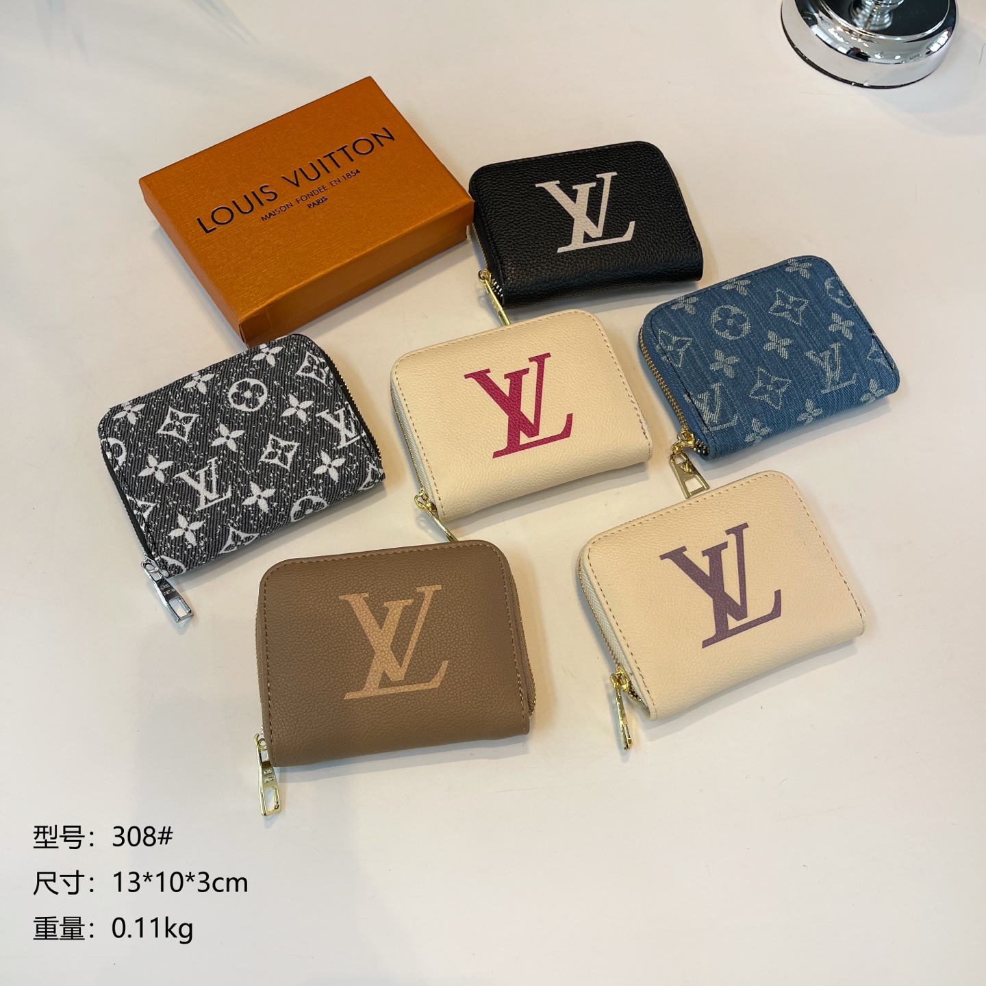 21$ dh LV 308 purse size 13X10X3 cm 70458612415 BY2407 gallery