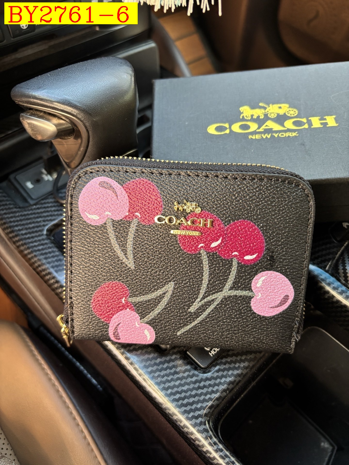 22$ COACH 321 Wallet size 12x10x2 cm 3586 BY2761 gallery