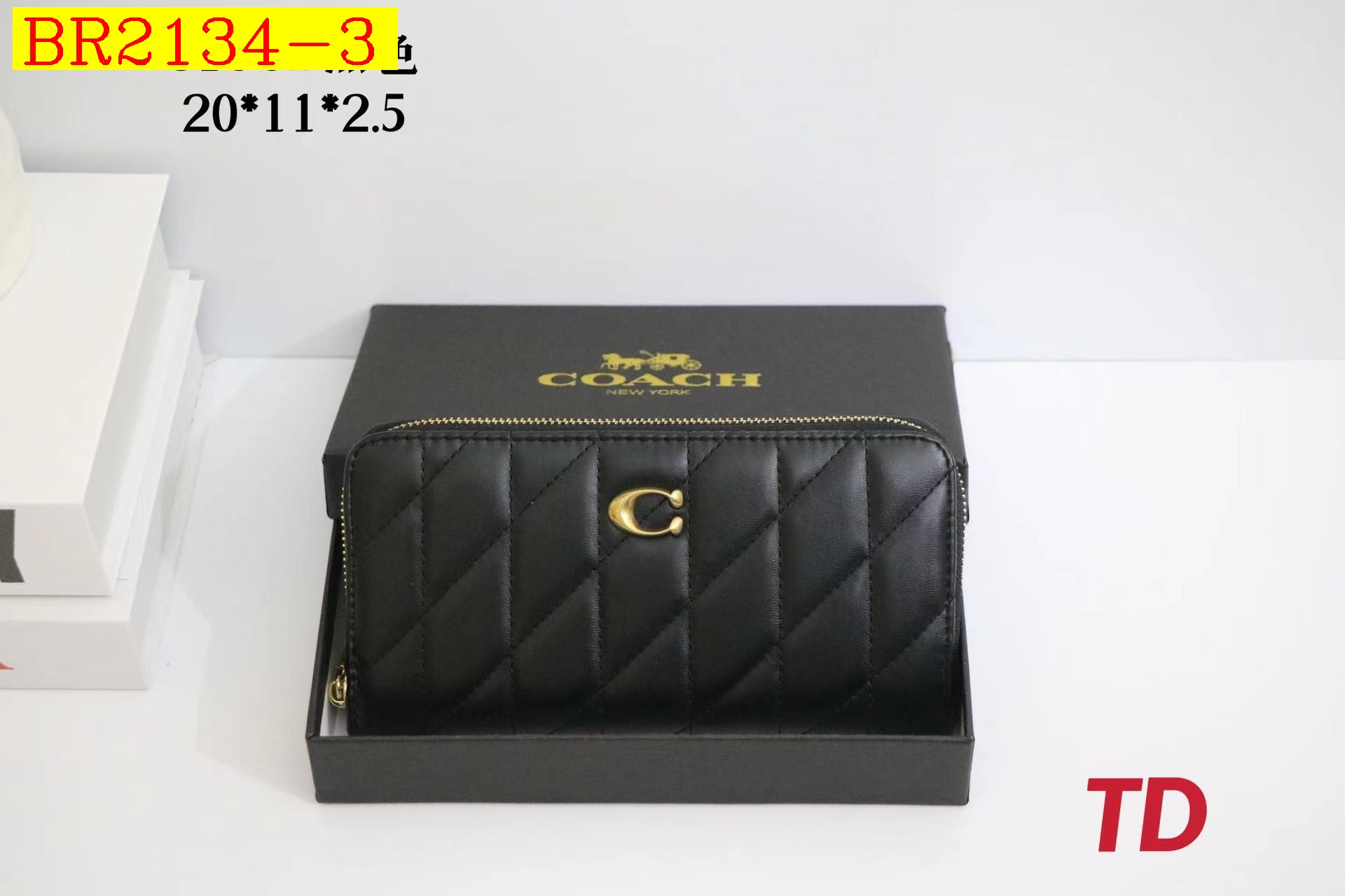 22$ COACH 8196 Wallet size 20X11X2 cm 1780 BR2134 gallery