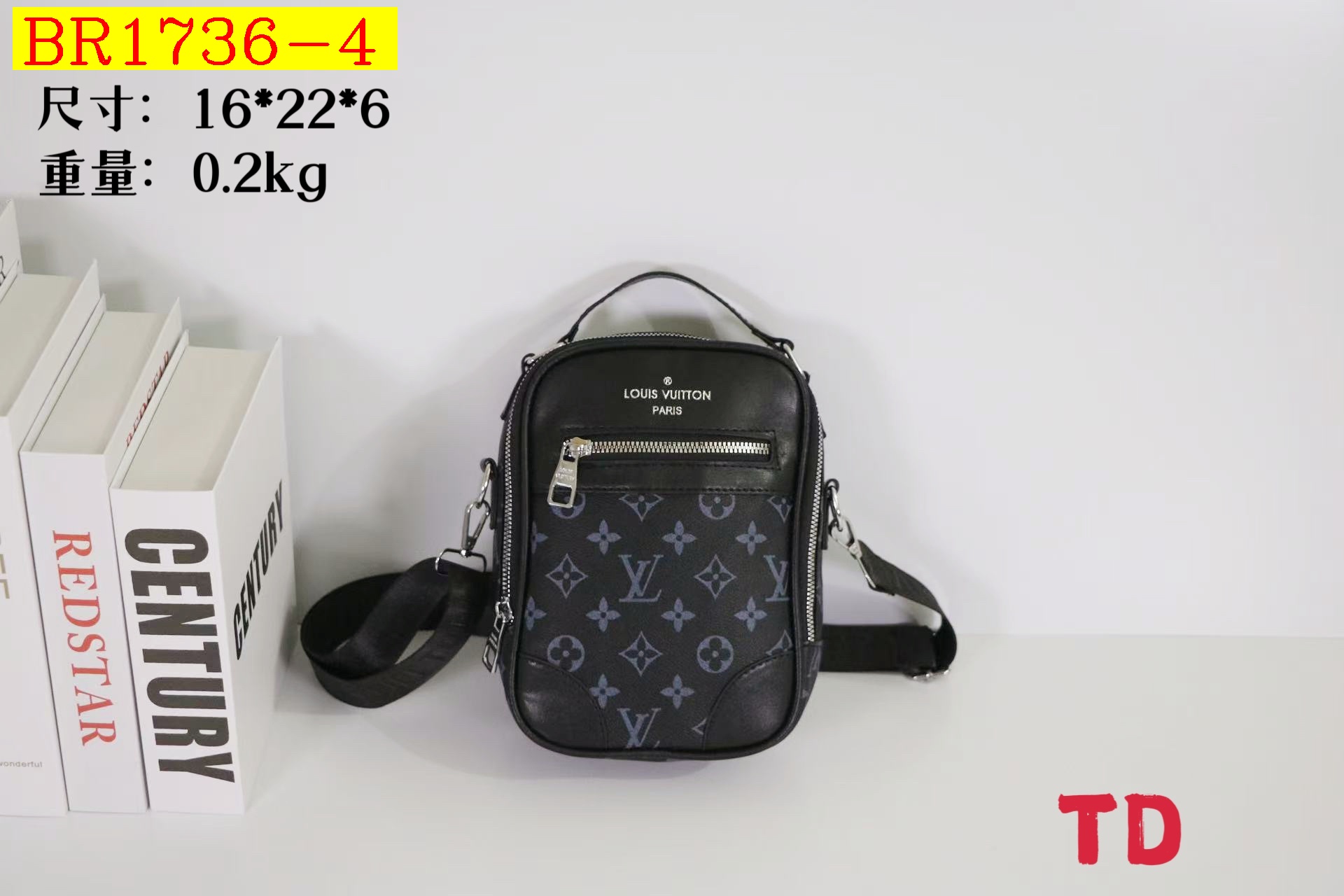 22$ LV 2756 Backpack bag size 16x22x6 cm 8770 BR1736 gallery