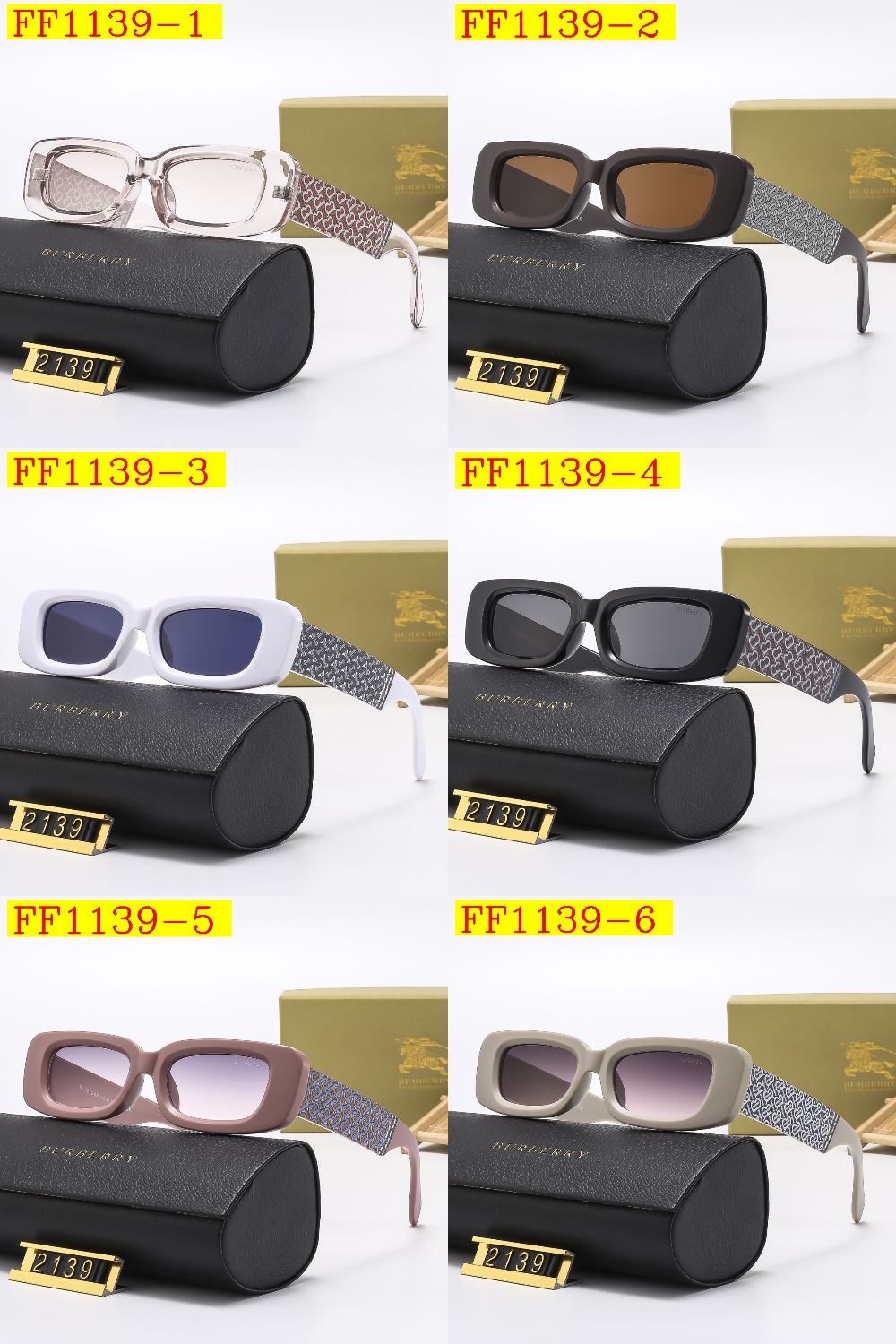 22$ dh BURBERRY 2139 Sunglassess With Box 90856012523 FF1139 gallery