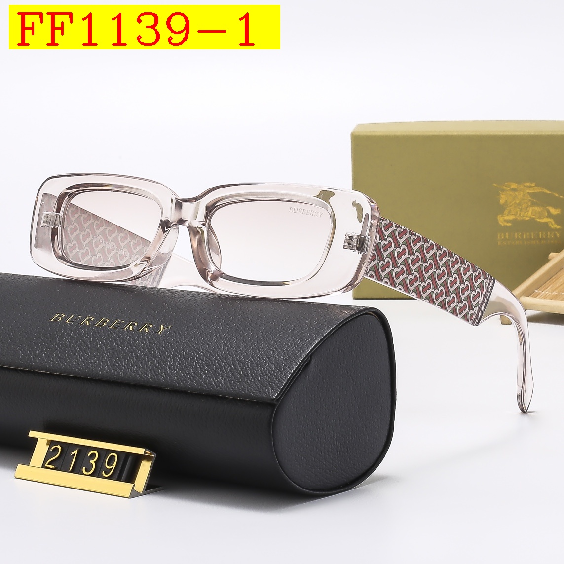 22$ dh BURBERRY 2139 Sunglassess With Box 90856012523 FF1139 gallery