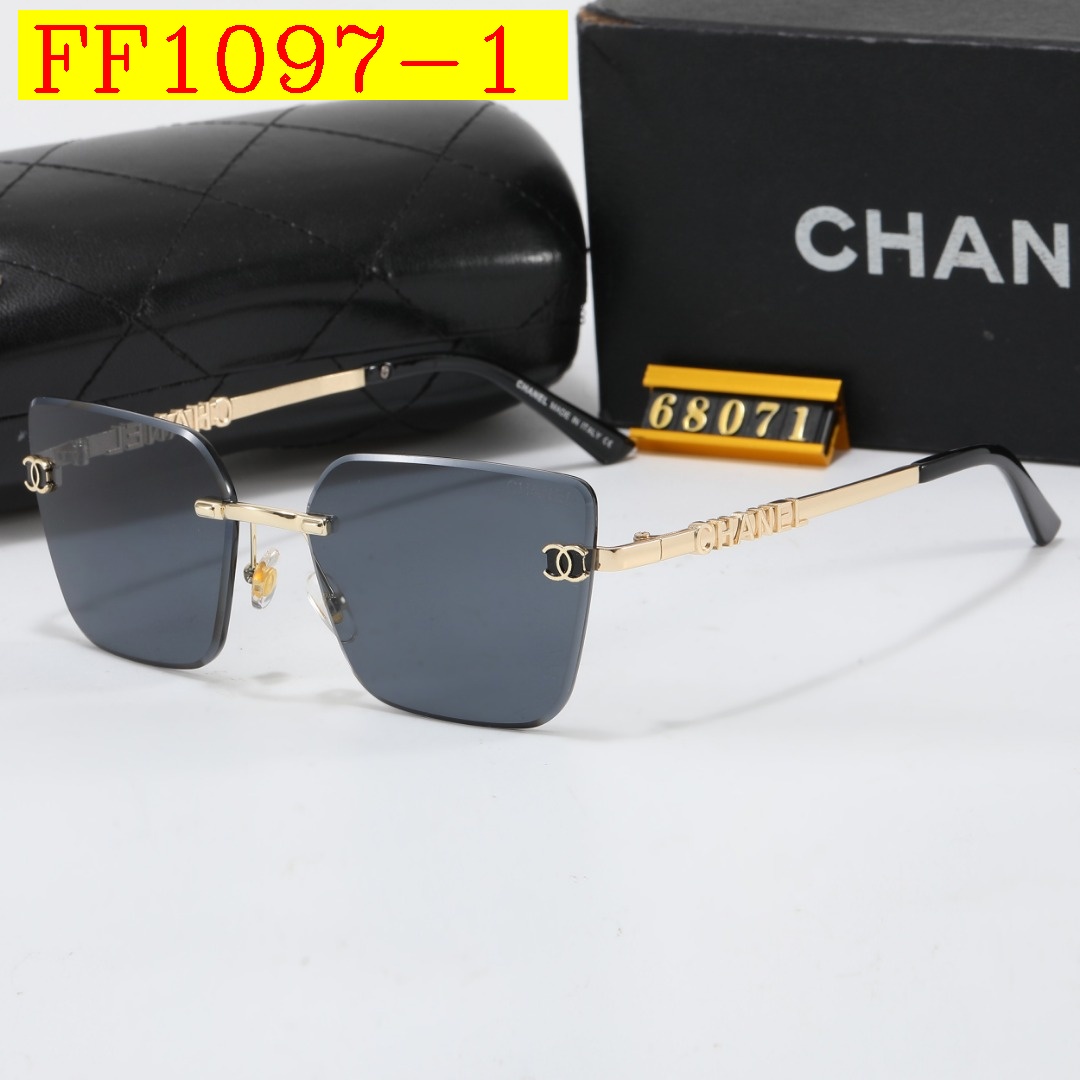 22$ dh CHANEL 68071 Sunglassess With Box 70852412525 FF1097 gallery
