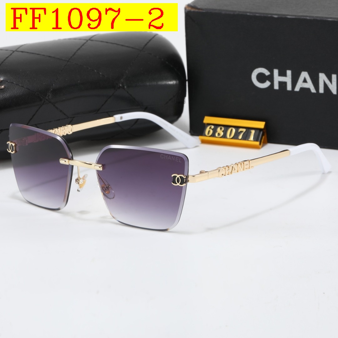 22$ dh CHANEL 68071 Sunglassess With Box 70852412525 FF1097 gallery