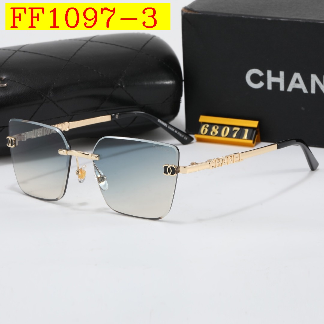 22$ dh CHANEL 68071 Sunglassess With Box 70852412525 FF1097 gallery