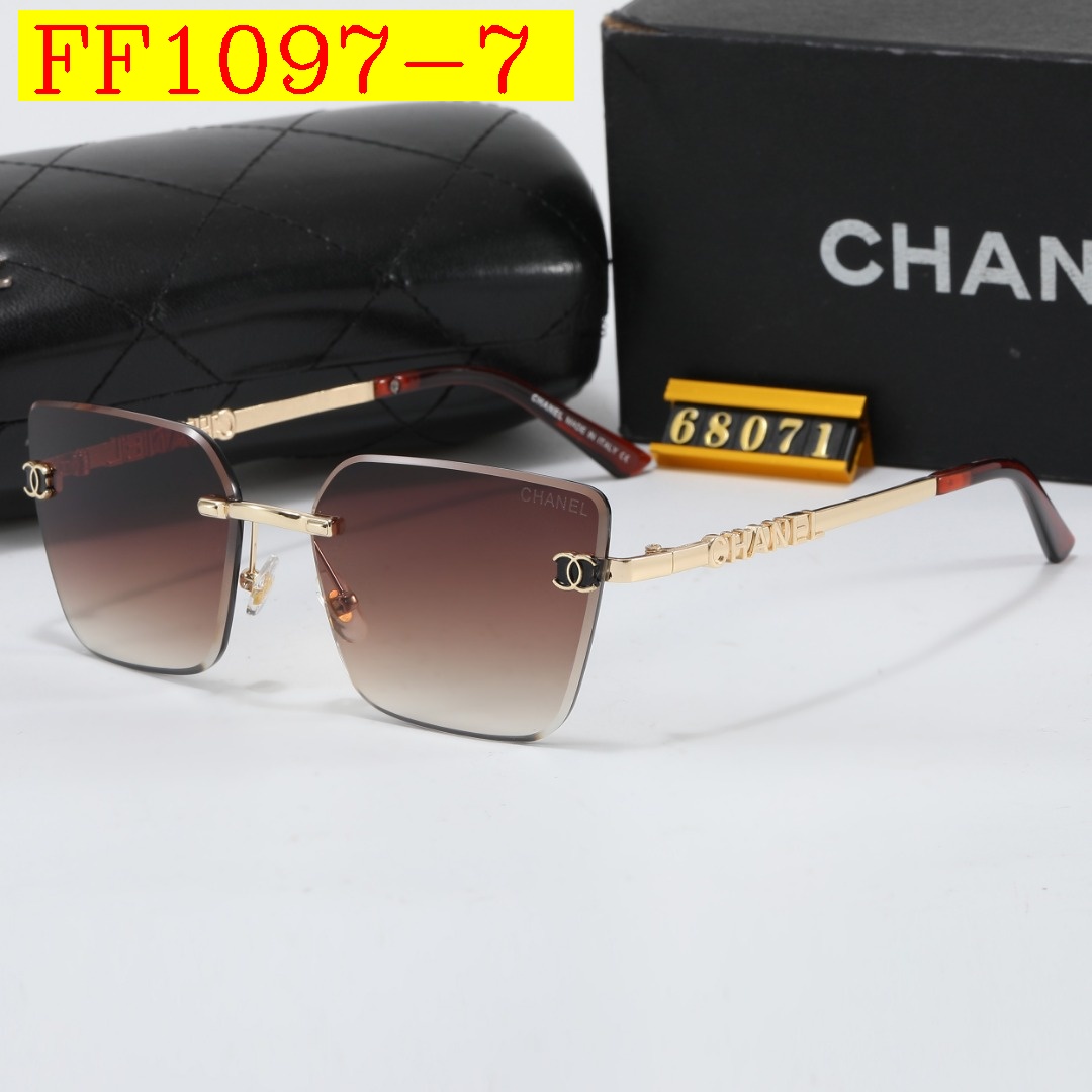 22$ dh CHANEL 68071 Sunglassess With Box 70852412525 FF1097 gallery