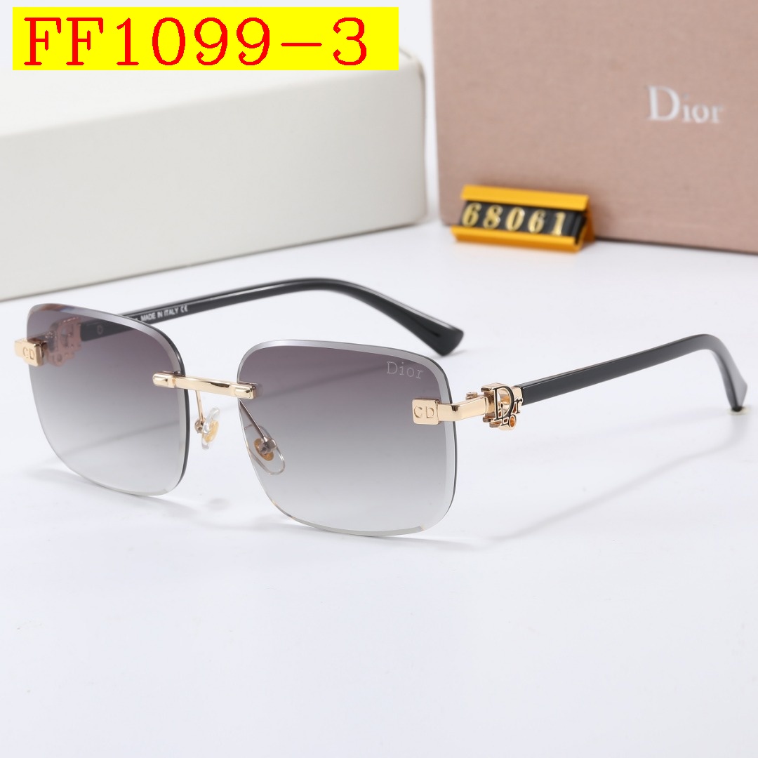 22$ dh DIOR 68061 Sunglassess With Box 70451012523 FF1099 gallery