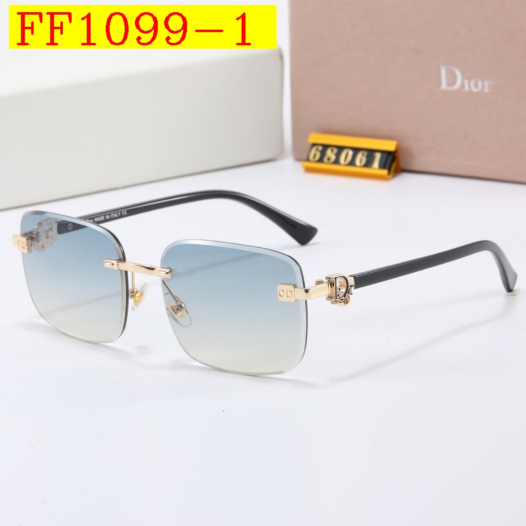 22$ dh DIOR 68061 Sunglassess With Box 70451012523 FF1099 gallery