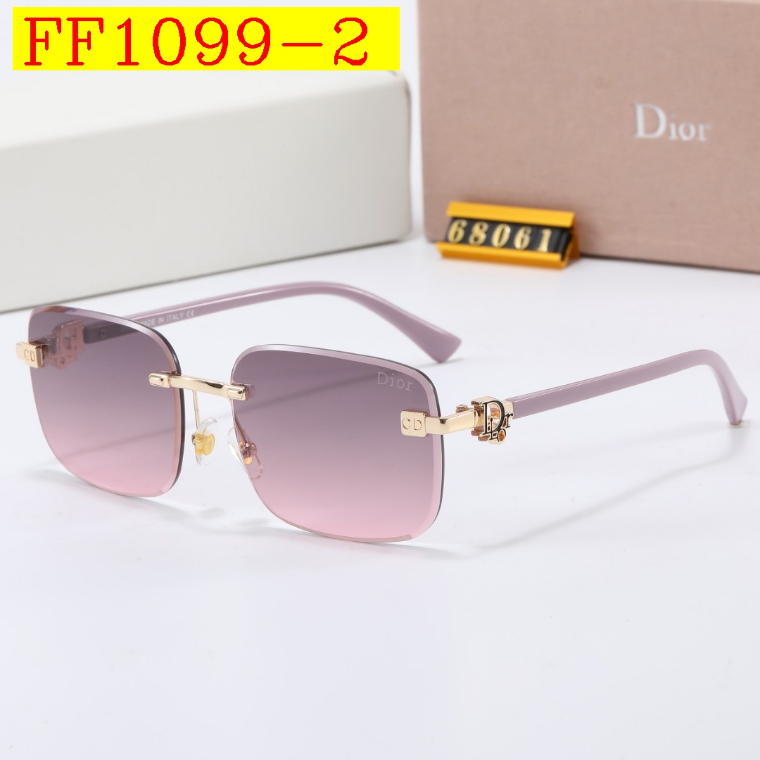 22$ dh DIOR 68061 Sunglassess With Box 70451012523 FF1099 gallery