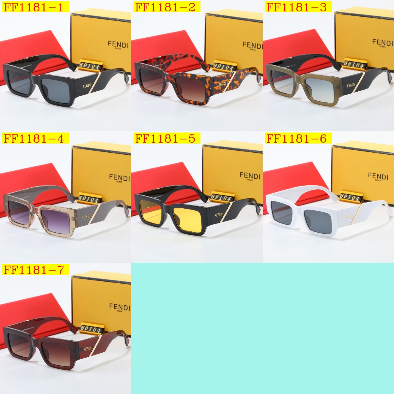 22$ dh FENDI 69104 Sunglassess With Box 60253012523 FF1181 gallery