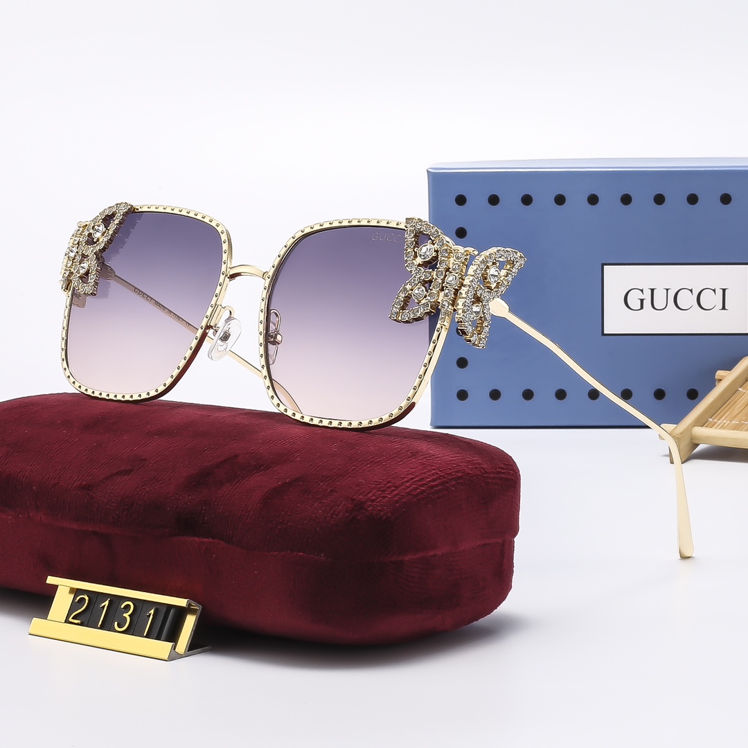 22$ dh GUCCI 2132 Sunglassess With Box 10253412525 FF1187 gallery