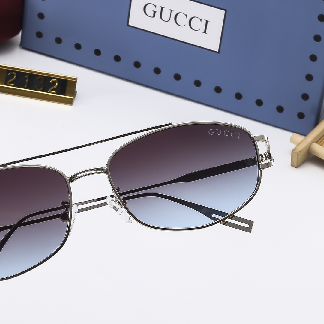 22$ dh GUCCI 2132 Sunglassess With Box 10253412525 FF1187 gallery