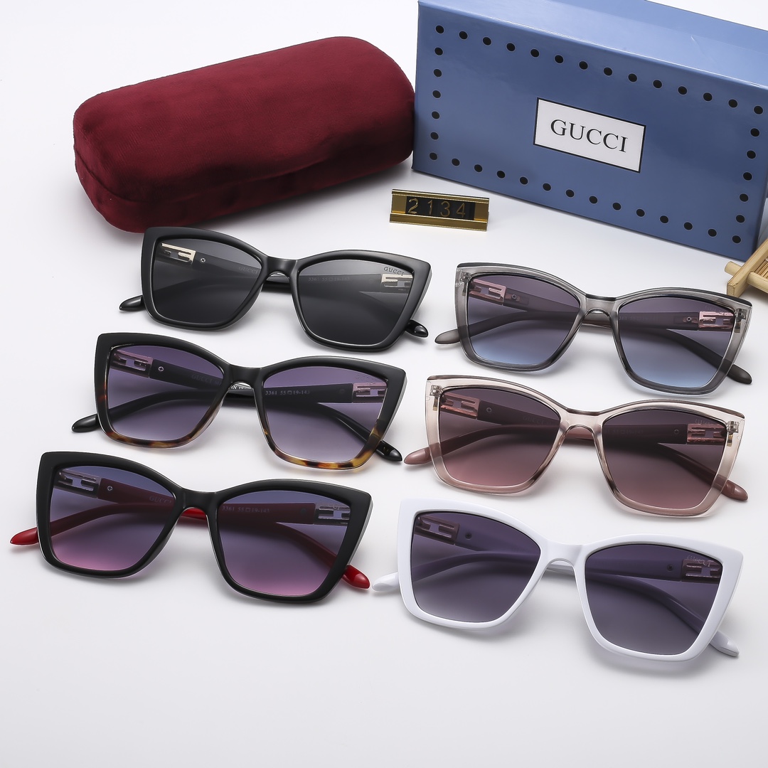 22$ dh GUCCI 2134 Sunglassess With Box 80457012523 FF1189 gallery