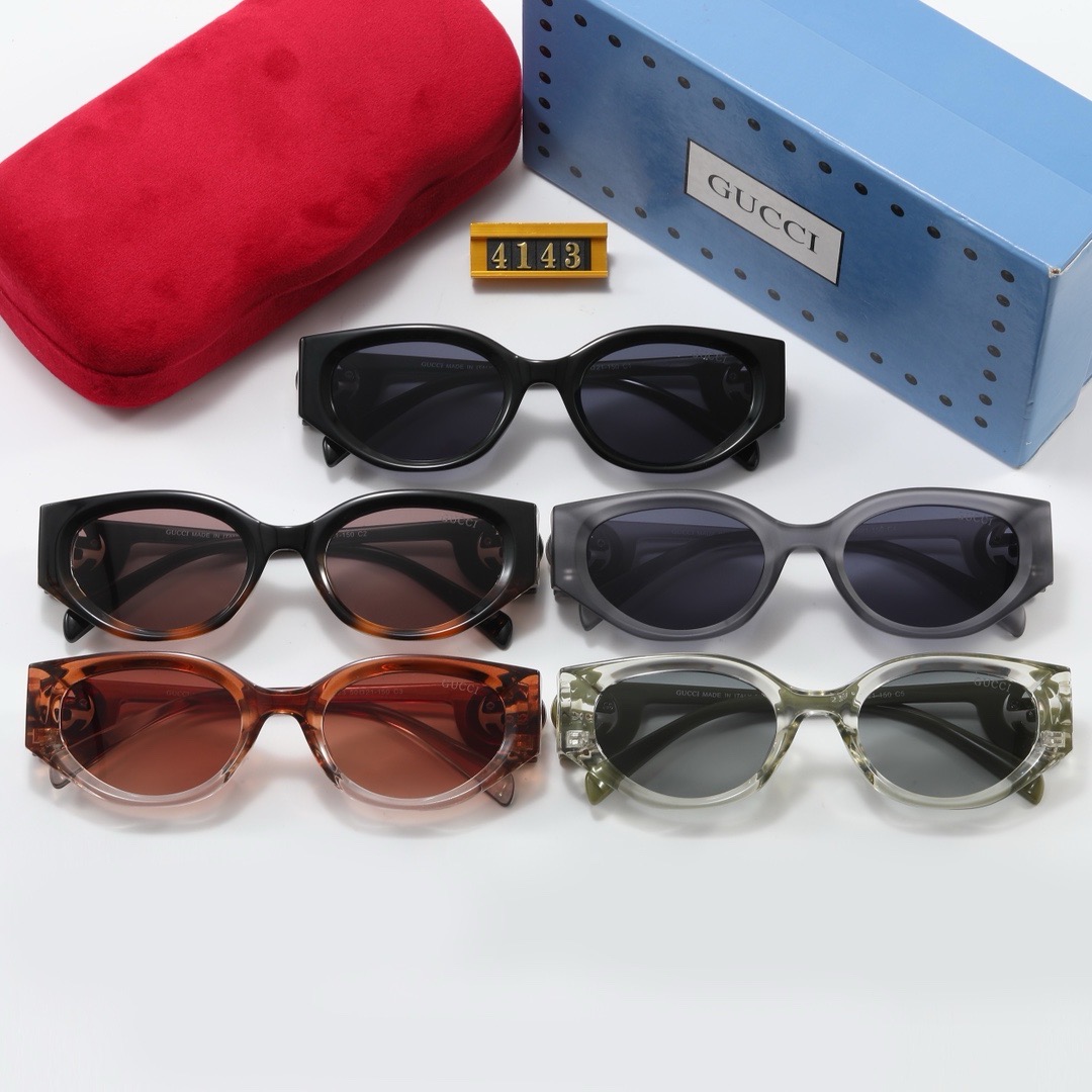 22$ dh GUCCI 4143 Sunglassess With Box 40152012523 FF1071 gallery