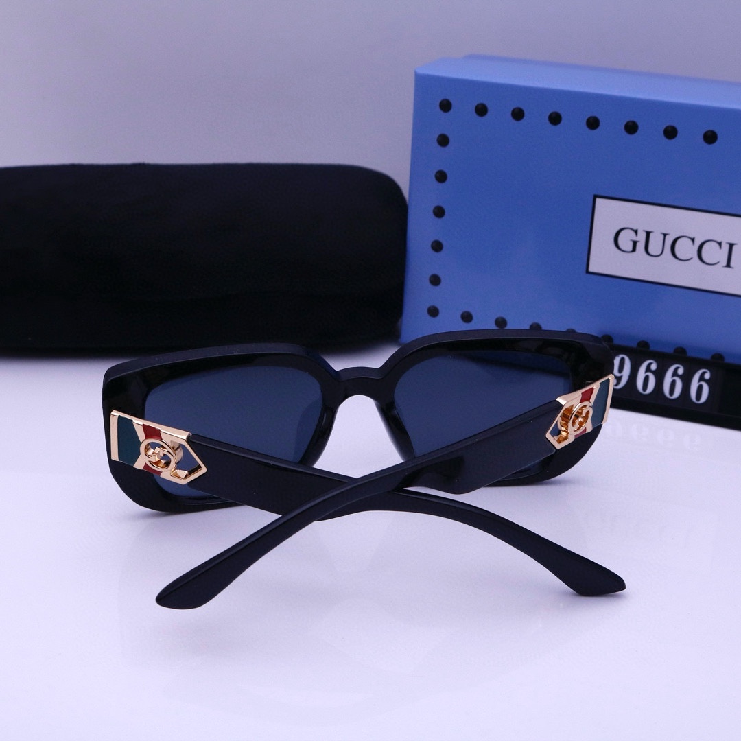 22$ dh GUCCI 9666 Sunglassess With Box 50243812521 FF1285 gallery