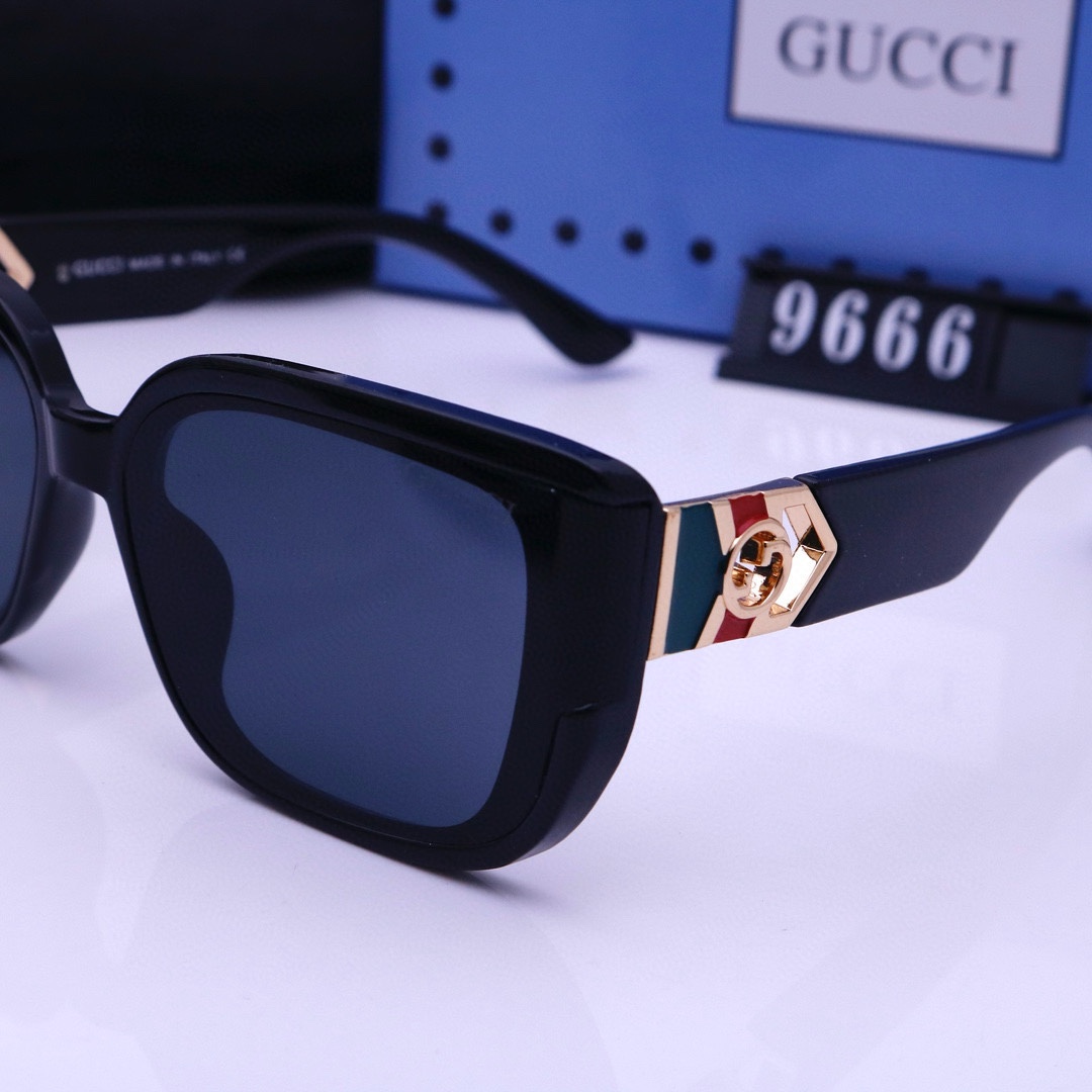 22$ dh GUCCI 9666 Sunglassess With Box 50243812521 FF1285 gallery