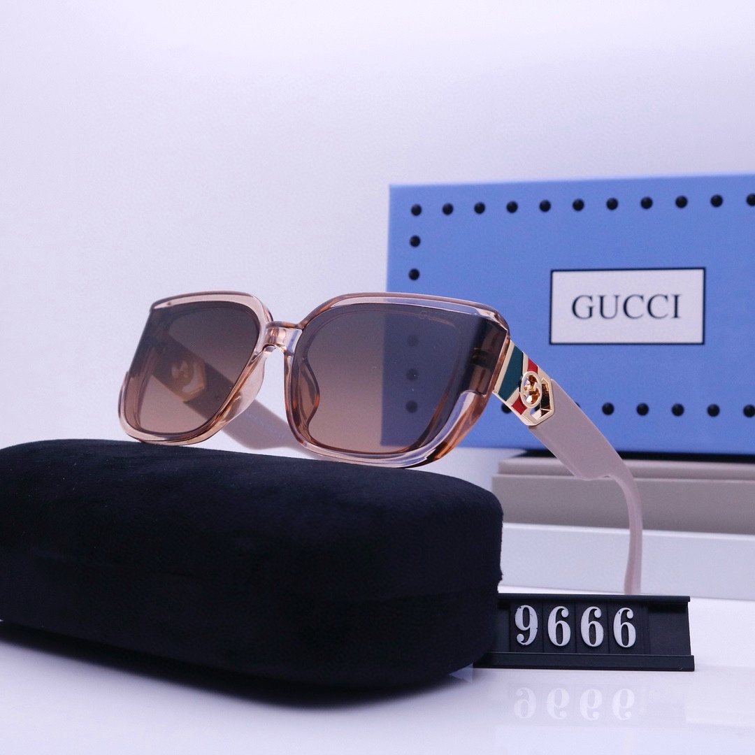 22$ dh GUCCI 9666 Sunglassess With Box 50243812521 FF1285 gallery