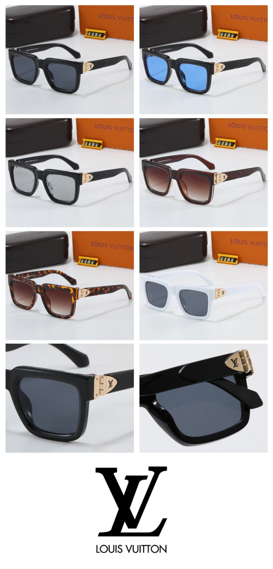 22$ dh LV 4434 Sunglassess With Box 90854012523 FF1103 gallery