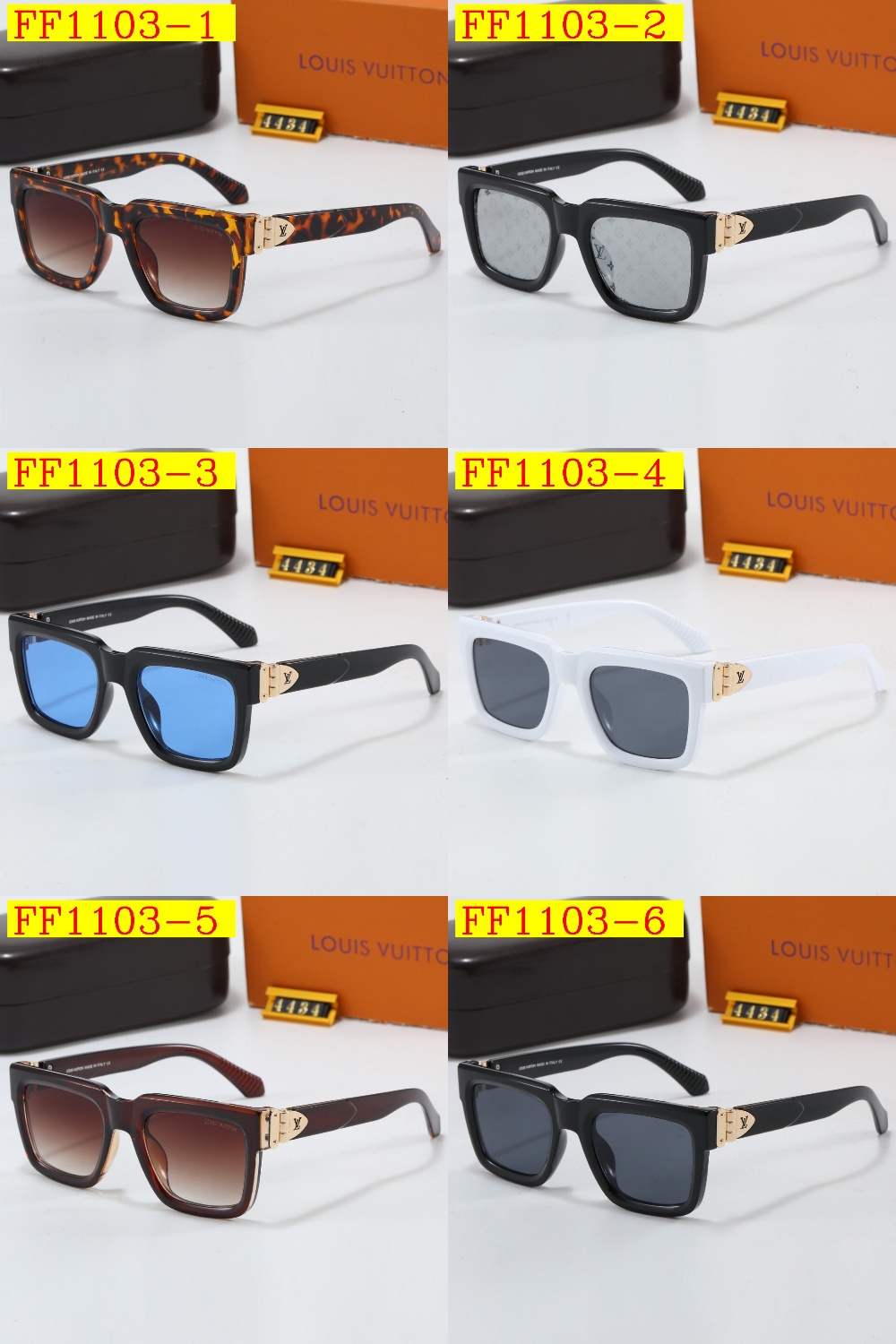 22$ dh LV 4434 Sunglassess With Box 90854012523 FF1103 gallery