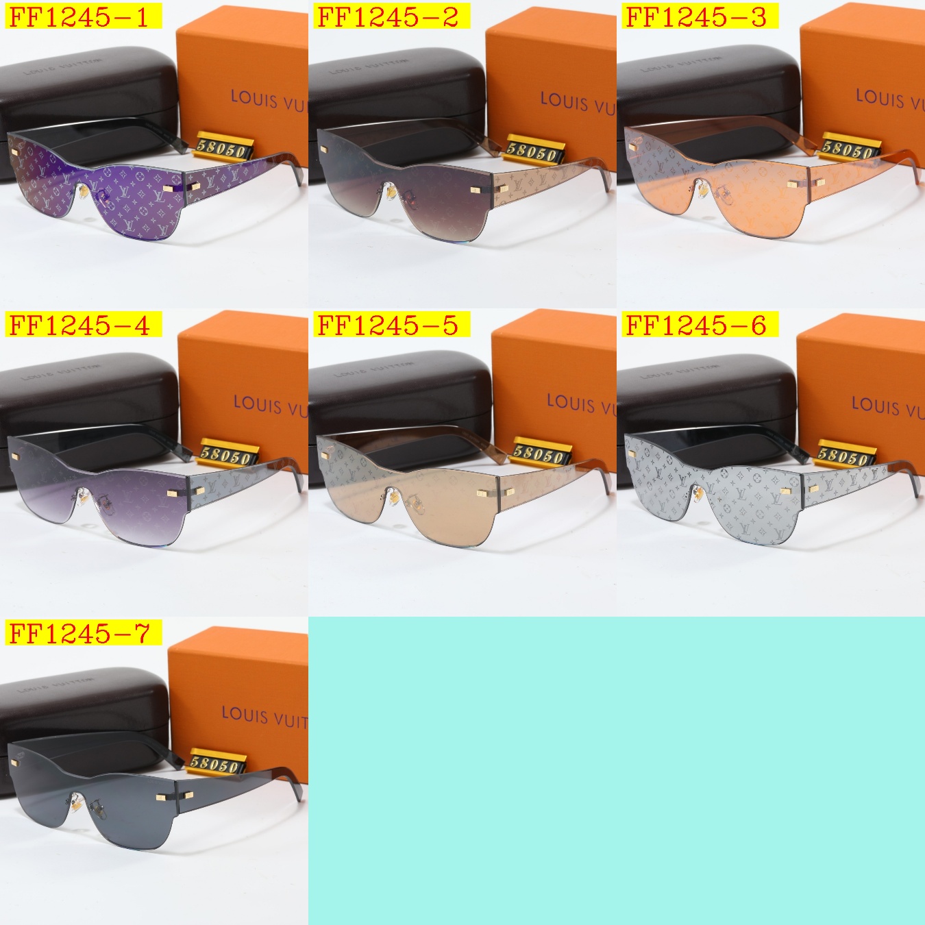 22$ dh LV 58050 Sunglassess With Box 60251012523 FF1245 gallery