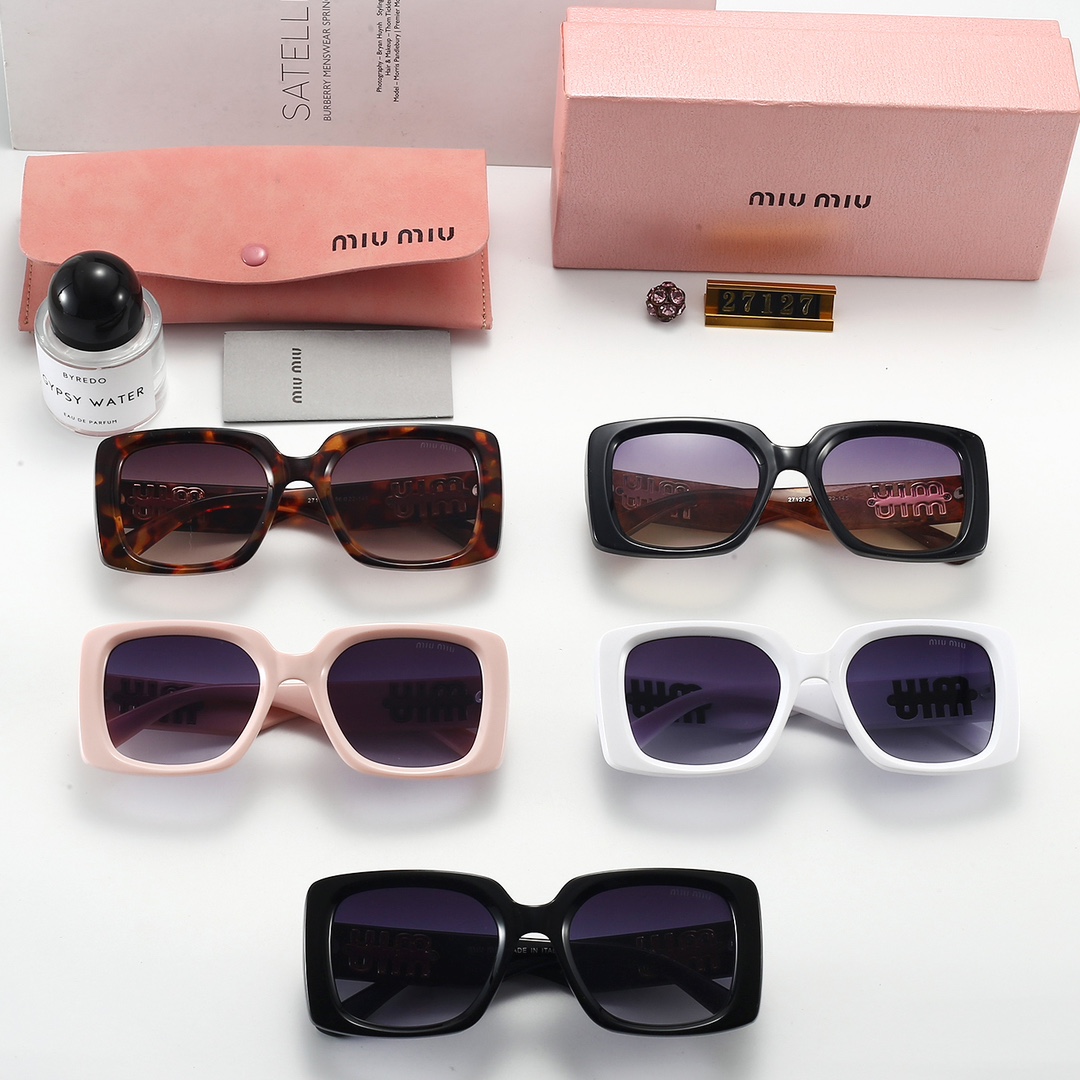 22$ dh MIUMIU 27127 Sunglassess With Box 70856412525 FF1215 gallery