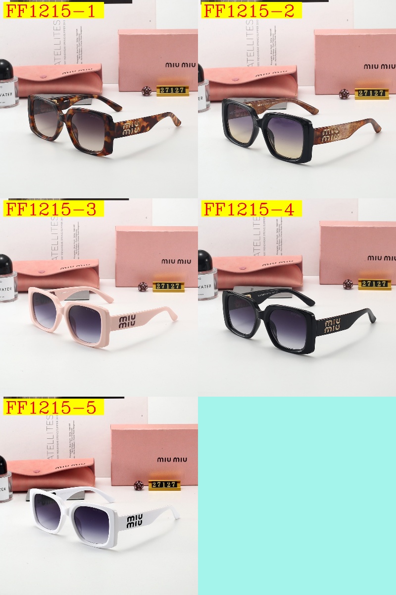 22$ dh MIUMIU 27127 Sunglassess With Box 70856412525 FF1215 gallery