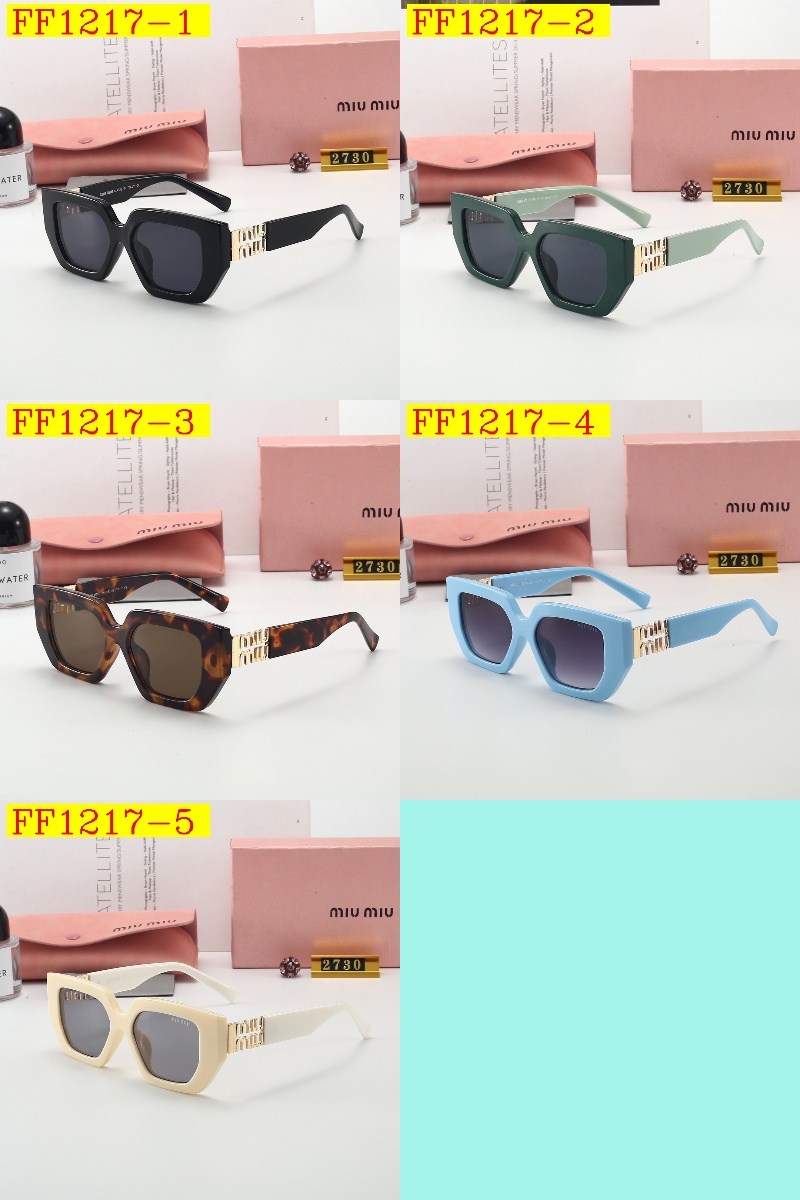22$ dh MIUMIU 2730 Sunglassess With Box 70859412525 FF1217 gallery