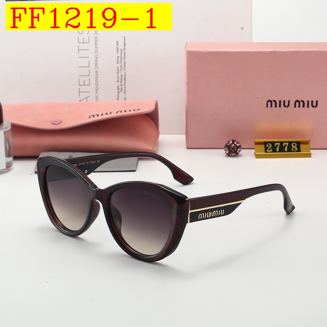 22$ dh MIUMIU 2778 Sunglassess With Box 40556412525 FF1219 gallery
