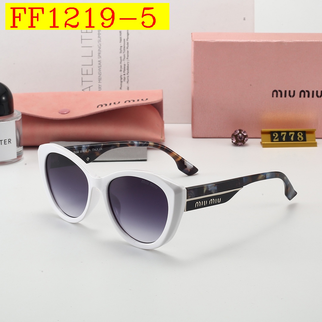 22$ dh MIUMIU 2778 Sunglassess With Box 40556412525 FF1219 gallery