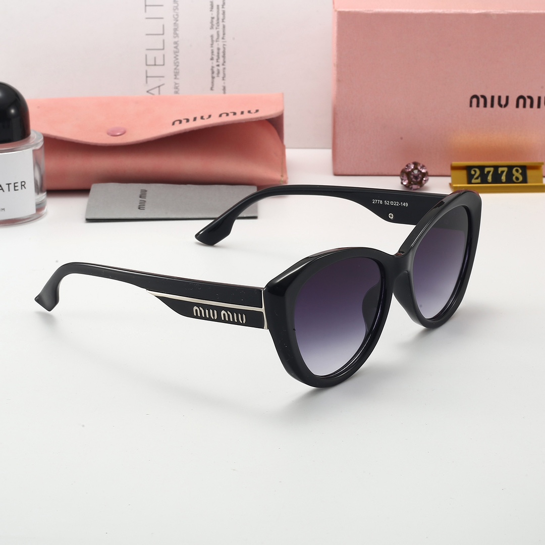 22$ dh MIUMIU 2778 Sunglassess With Box 40556412525 FF1219 gallery