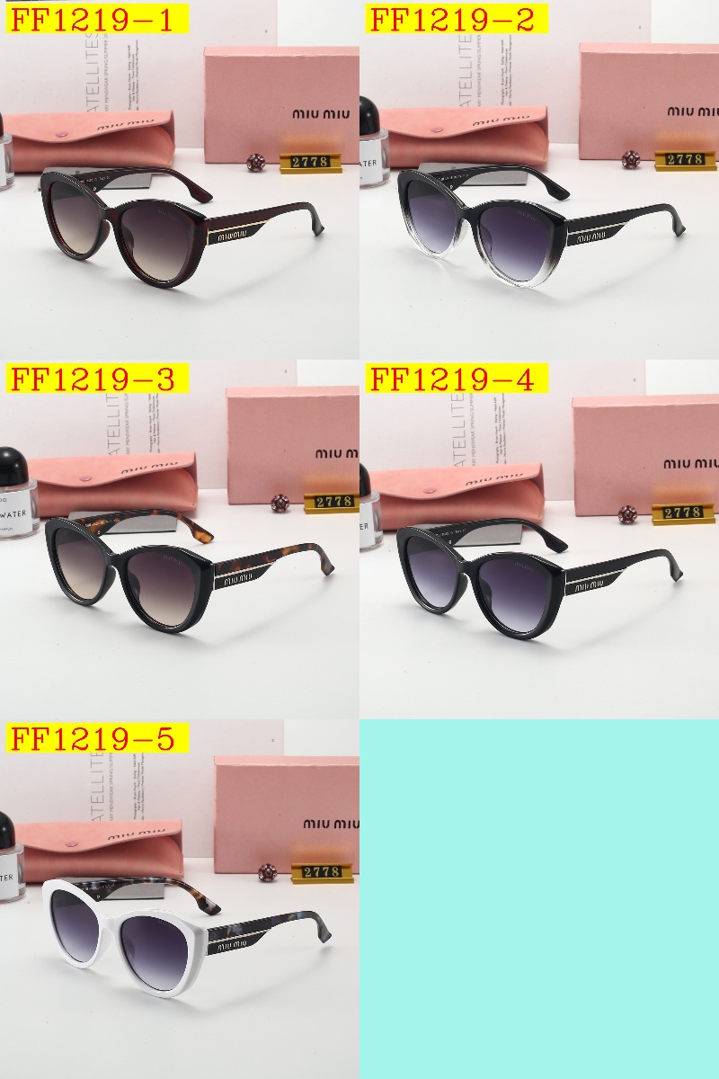 22$ dh MIUMIU 2778 Sunglassess With Box 40556412525 FF1219 gallery