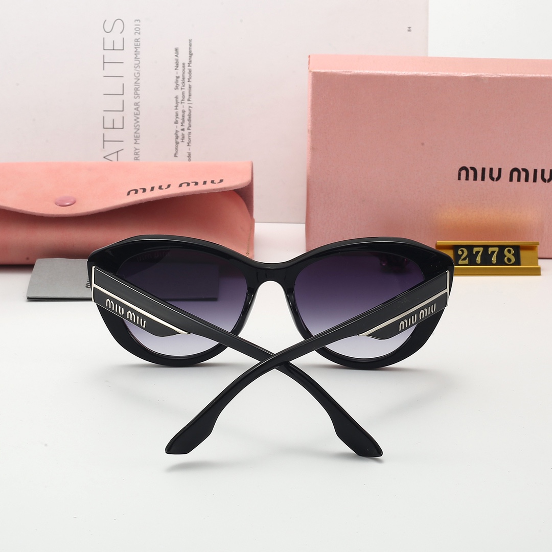 22$ dh MIUMIU 2778 Sunglassess With Box 40556412525 FF1219 gallery